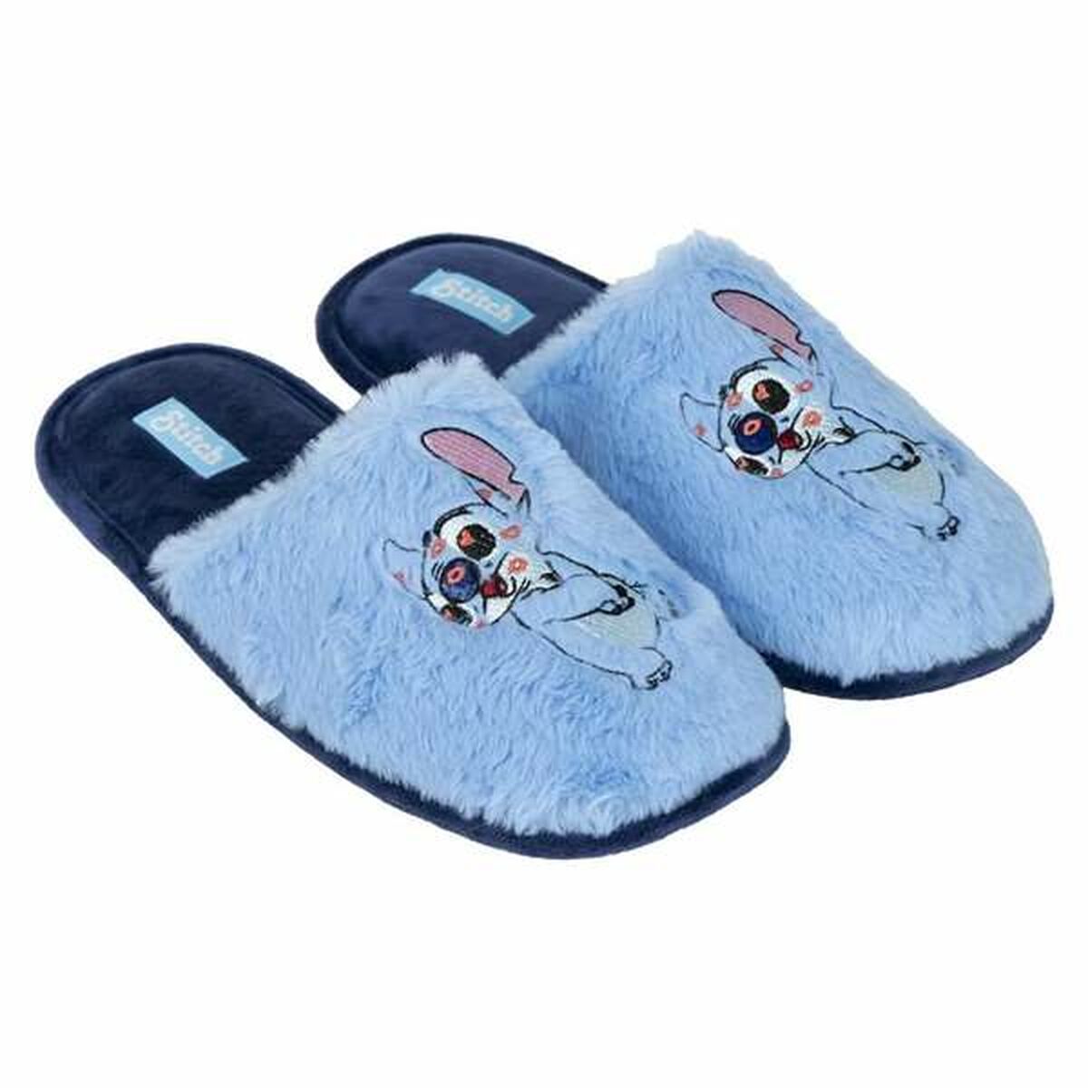 House Slippers Stitch Blue 36-37