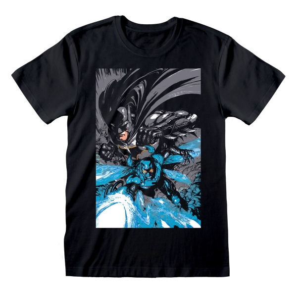 Short Sleeve T-Shirt Batman Team Up Black Unisex M